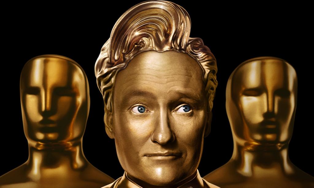 Conan O'Brien in the Oscars 2025 poster