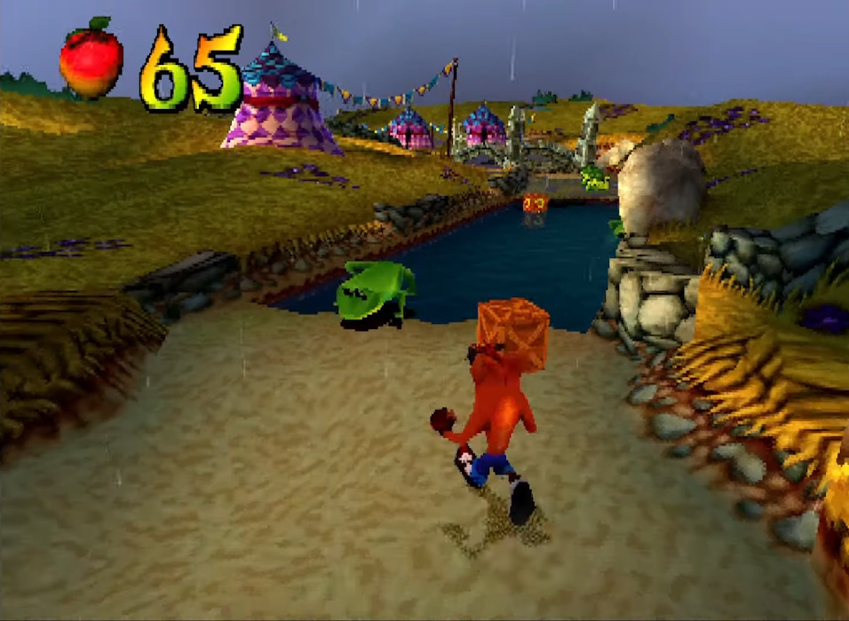 PS1 Crash Bandicoot Warped