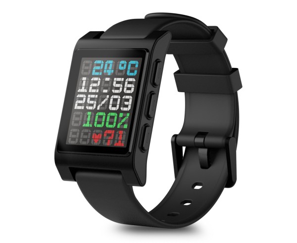 Pebble Core Time 2 in black colorway