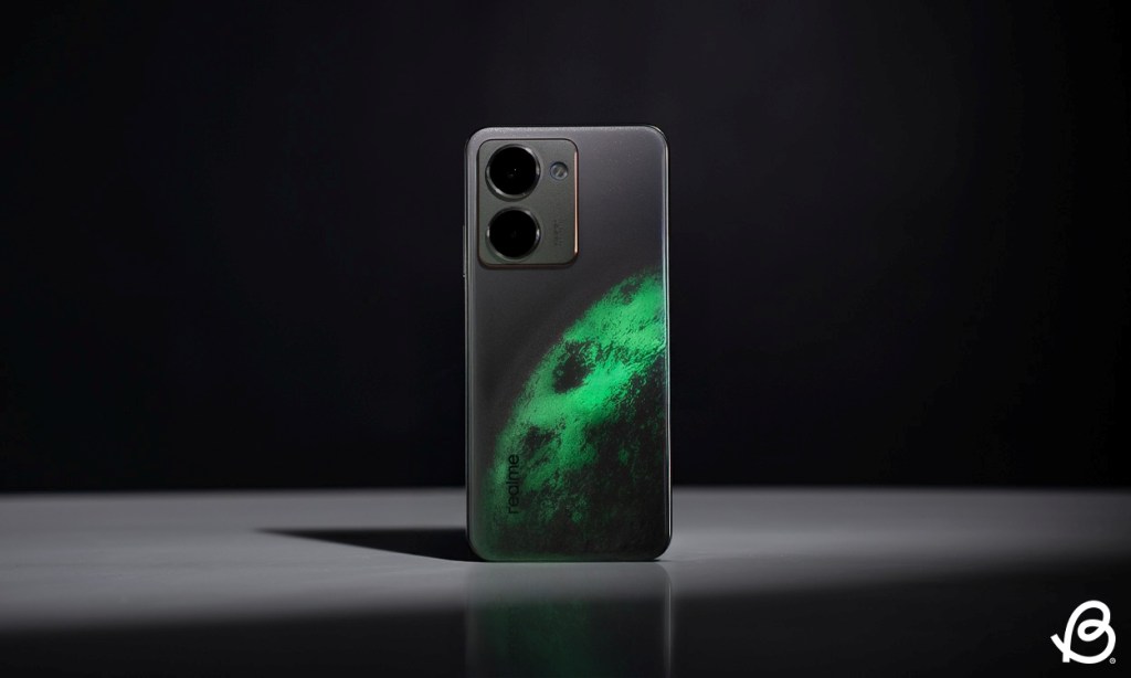 Realme P3 Ultra Glow in the Dark Moon Design showcase