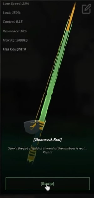 Shamrock Rod Fisch