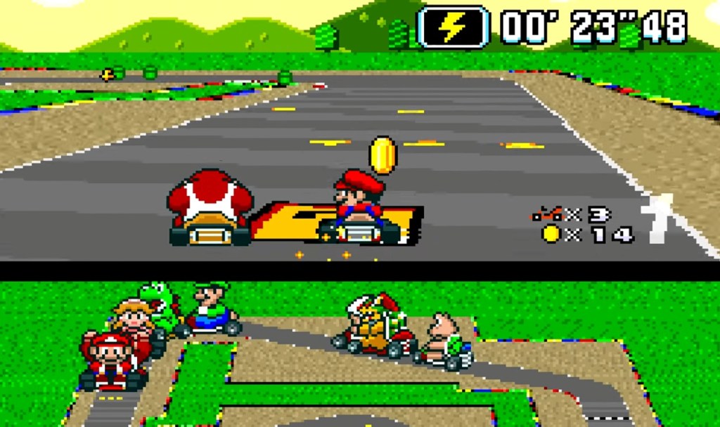 Super Mario Kart SNES