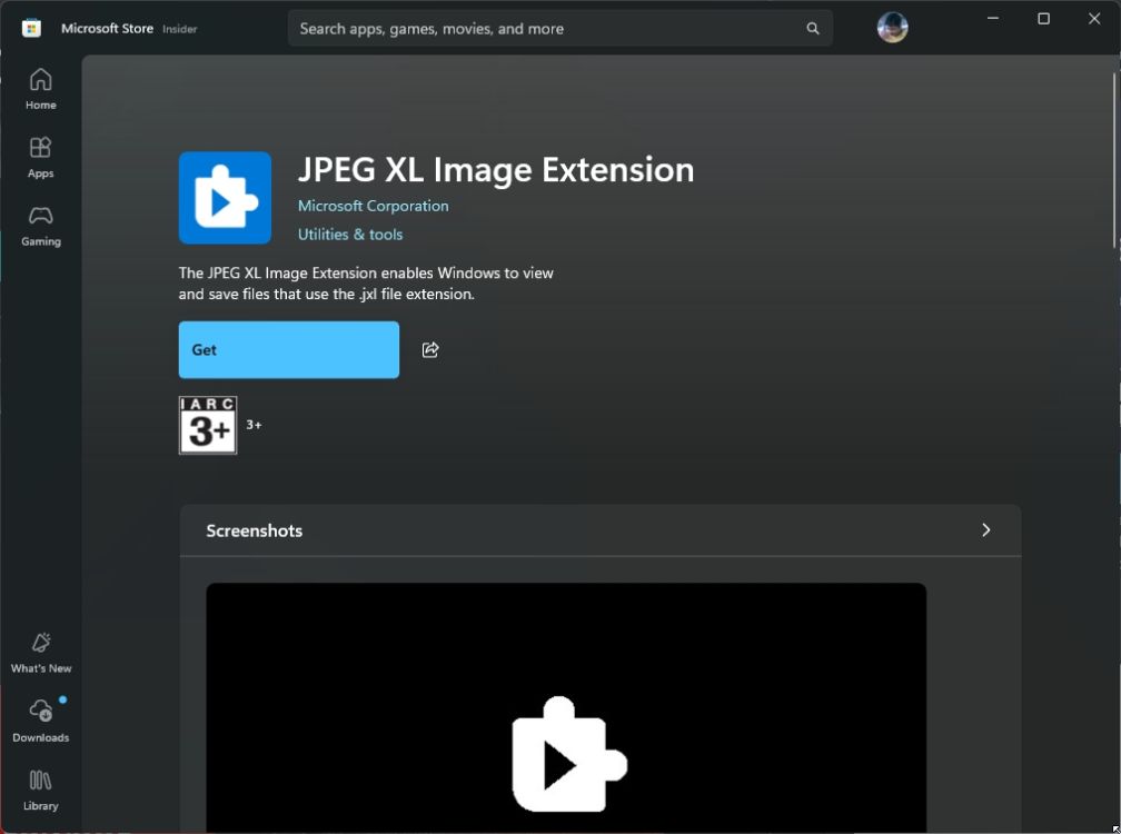 jpeg xl extension for windows 11