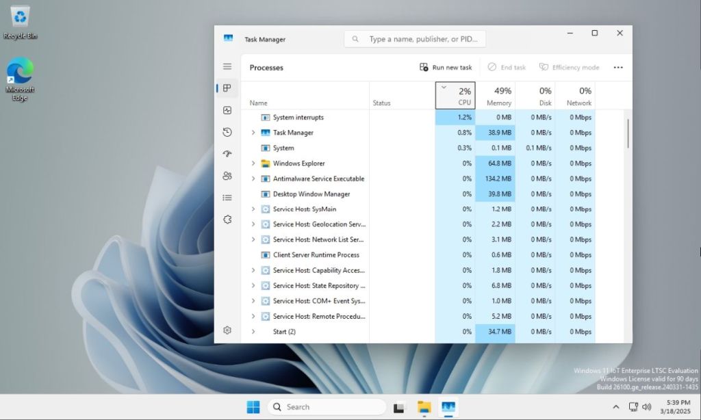 windows 11 ltsc task manager